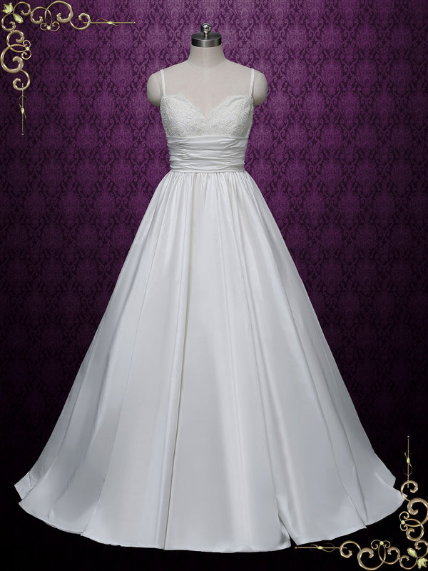 Ready to Ship White Ball Gown Style Wedding Dress