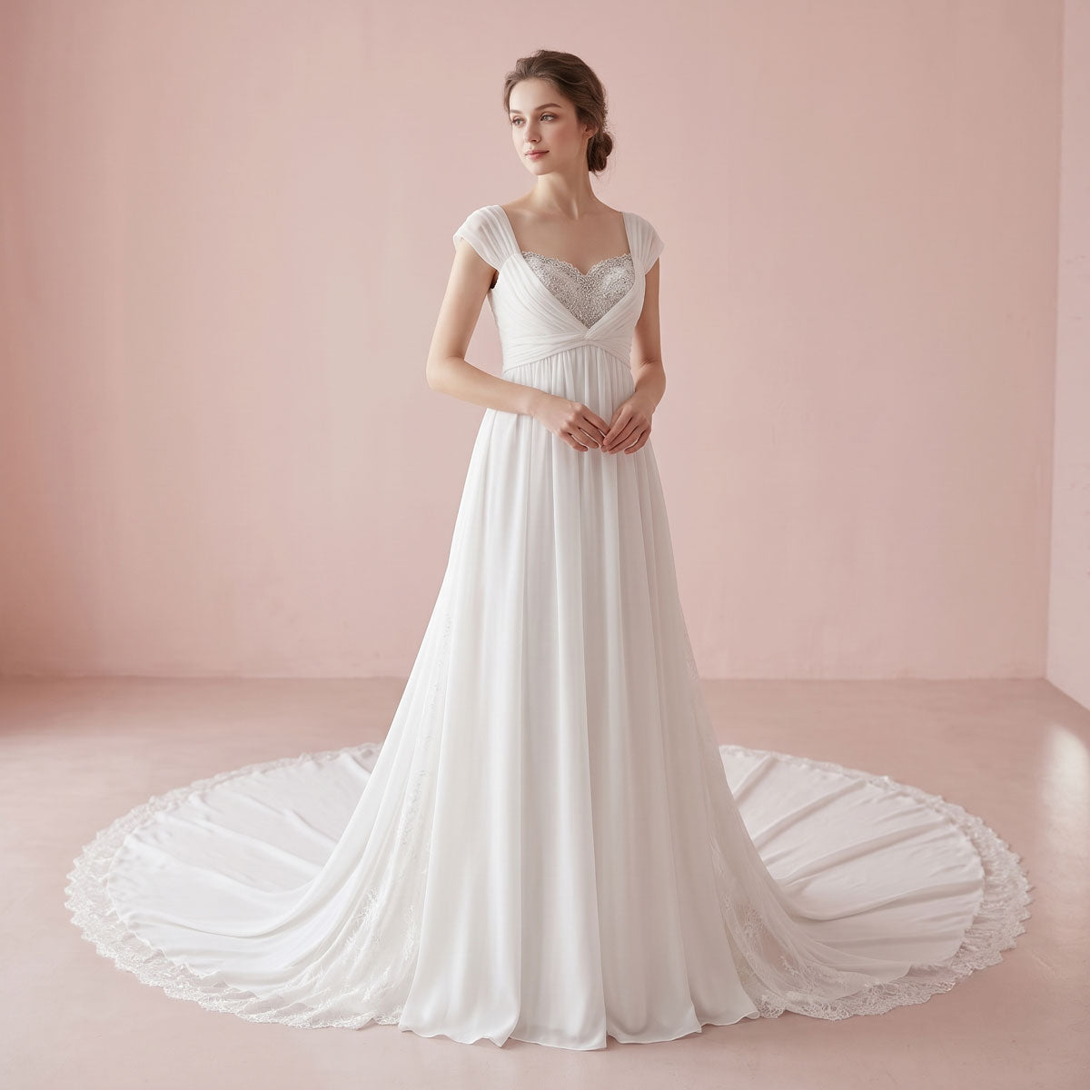 wedding dresses with empire waist Grecian High Chiffon Dress Primary color:Pale Gold MODERN FLAPPER DRESS Embellished Cut-Out Gown Black Lace wedding made crystal pieces
