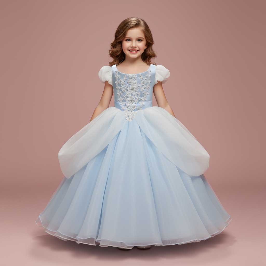Girl Cinderella Ball Gown Party Dress ELLY – ieie