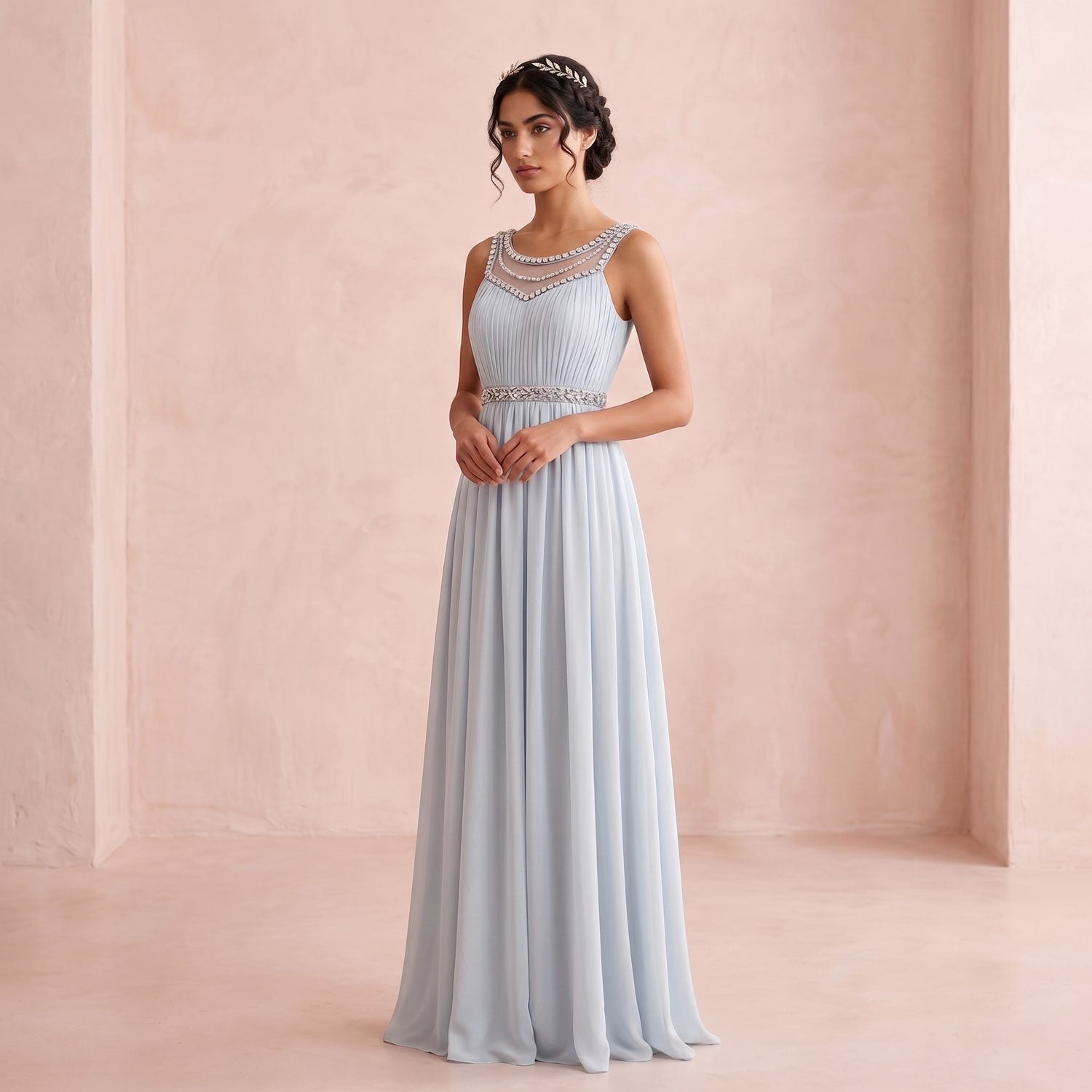 Grecian Goddess Wedding Dress JH1802