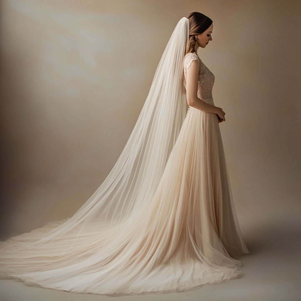 champagne veil ivory dress Nervous about ordering our 'Champagne' veil? Don't be! Rachel wore a stunning deeper ivory gown for her elopement and needed that just-right veil shade to match. After sending through some photos,