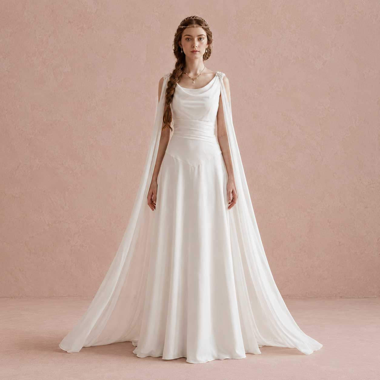 Atheena Celtic Medieval Wedding Dress