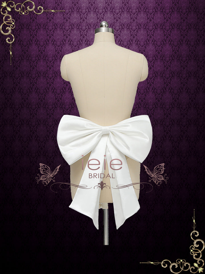 Satin Bow for Wedding and Formal Dress