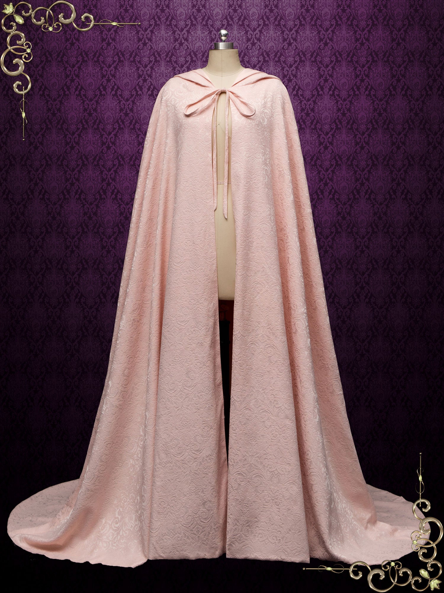 Medieval Cotton Jacquard Wedding Cloak Y200502 – ieie