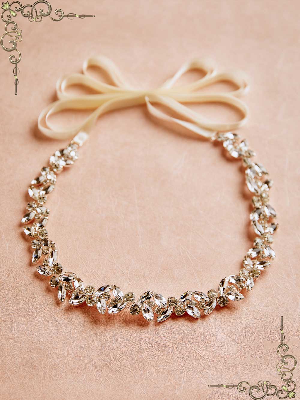 Crystal Rhinestone Tie On Sash for Wedding Dress BT2012 Navy Crystal Rhinestone Tie On Sash for Wedding Dress BT2012 Navy