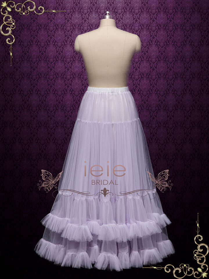 Purple Tulle Wedding Skirt GIANA