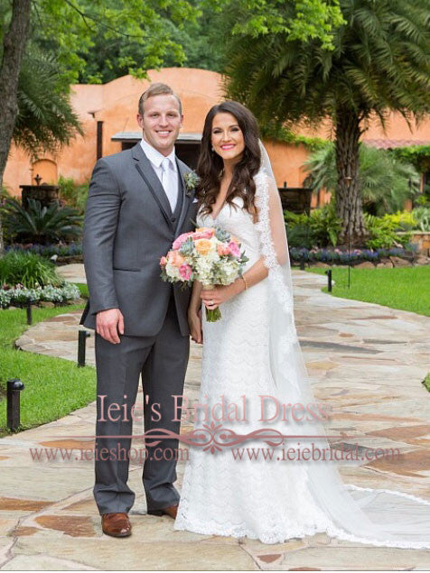 Long Cathedral and Chapel Length Veil with Eyelash Edge VG1009