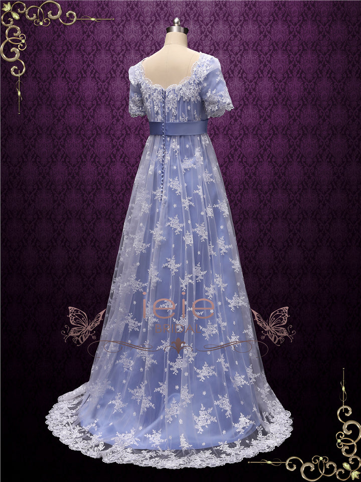 Bridgerton Regency Style Princess Formal Prom Evening Ball Gown HELENA