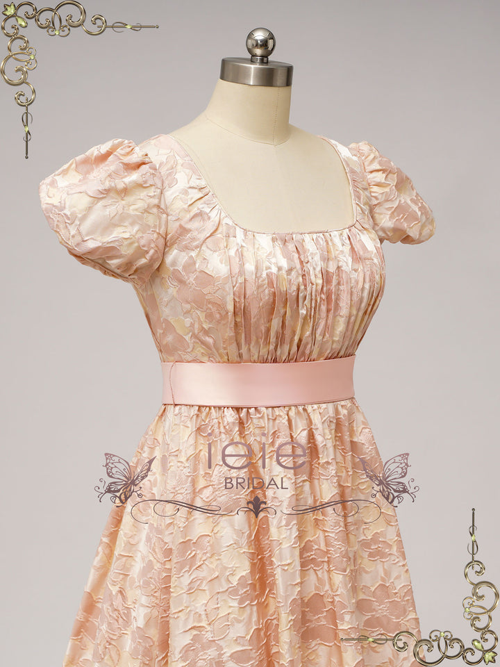 Regency Bridgerton Style Empire Waist Formal Dress BAILEY