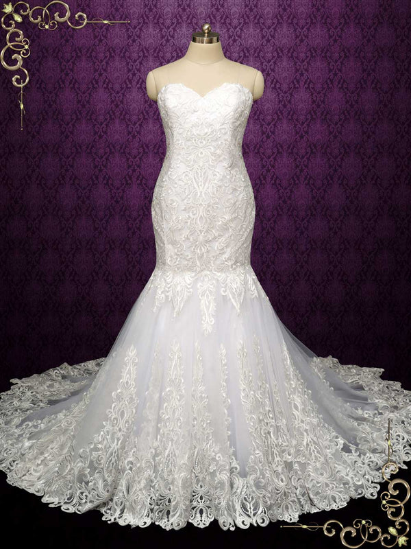 Strapless Lace Wedding Dress NATALYA