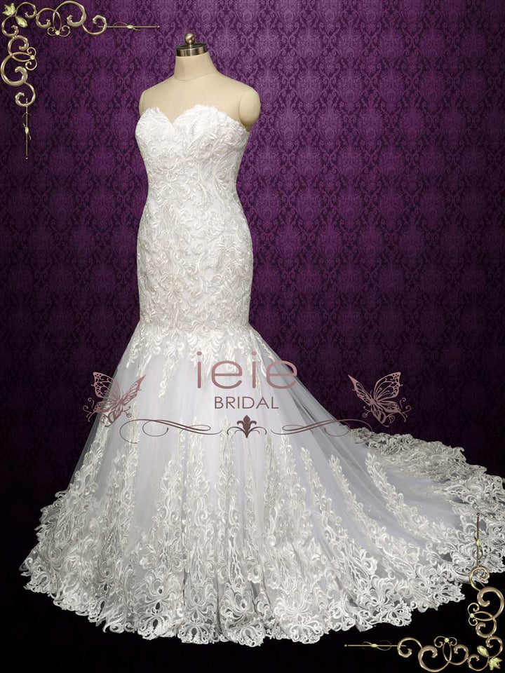 Strapless Lace Wedding Dress NATALYA