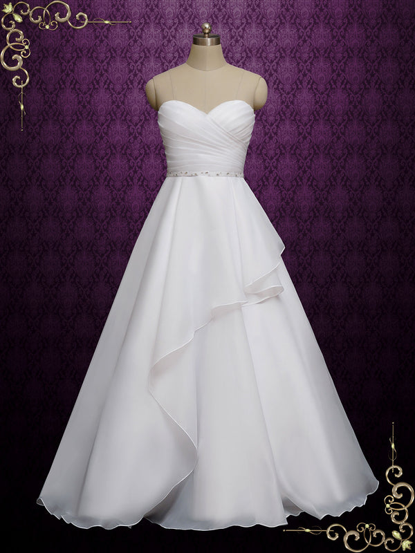 Strapless Organza Wedding Dress AIDA