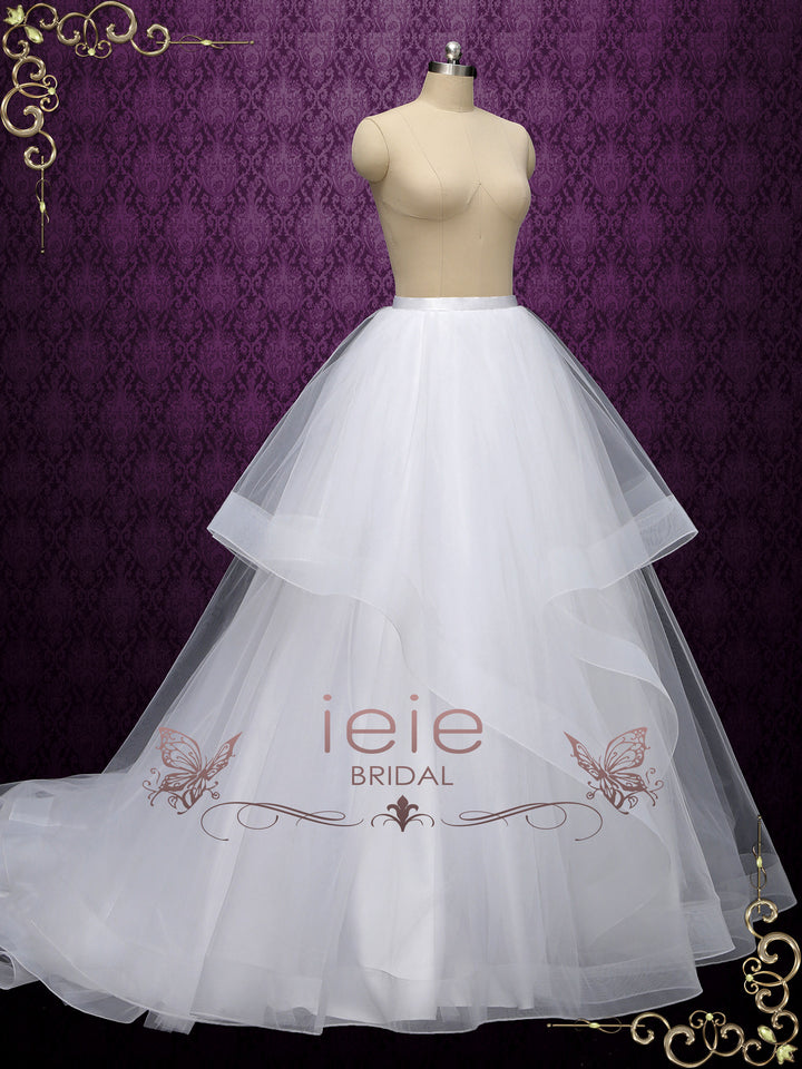Wedding Dress Skirt with Ruffle Edge HAYES