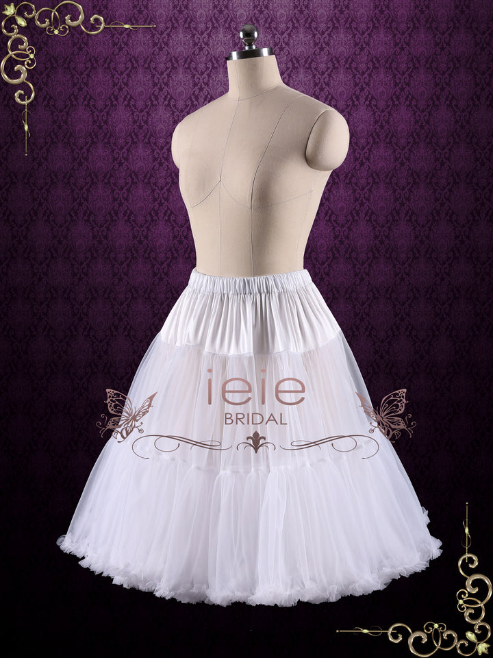 Ivory Short Tulle Petticoat PT1007