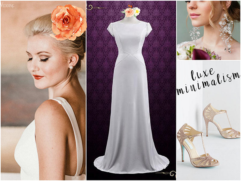 How to Create a Luxe Minimalist Bridal Look