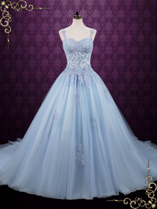 Ball Gown Wedding Dress With Straps