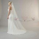 Signature Tulle Chapel & Cathedral Length Veil With Raw Edge VG1030