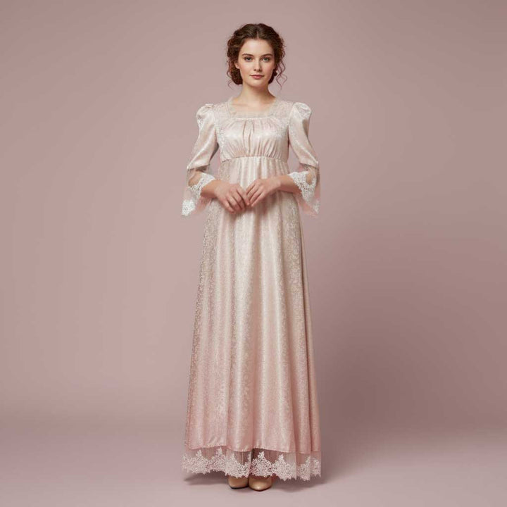 Regency Evening Dress with Empire Waist | CRESSI ieie Regency Evening Dress with Empire Waist | CRESSI ieie