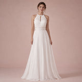 Grecian Chiffon Destination Wedding Dress MAE