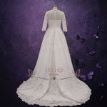 Timeless Lace Ball Gown Wedding Dress with Sleeves BELLIS