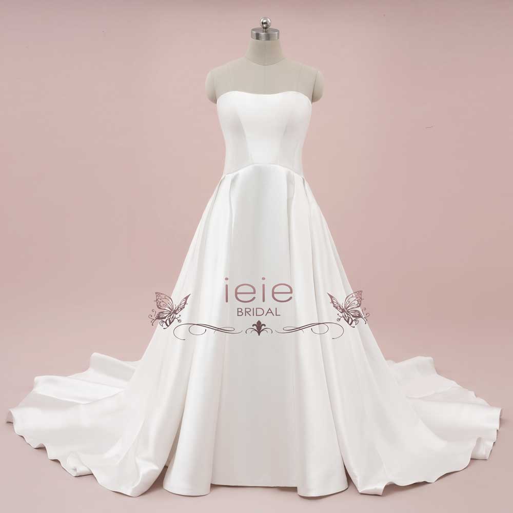 Strapless Mikado Satin Ball Gown Wedding Dress PARK
