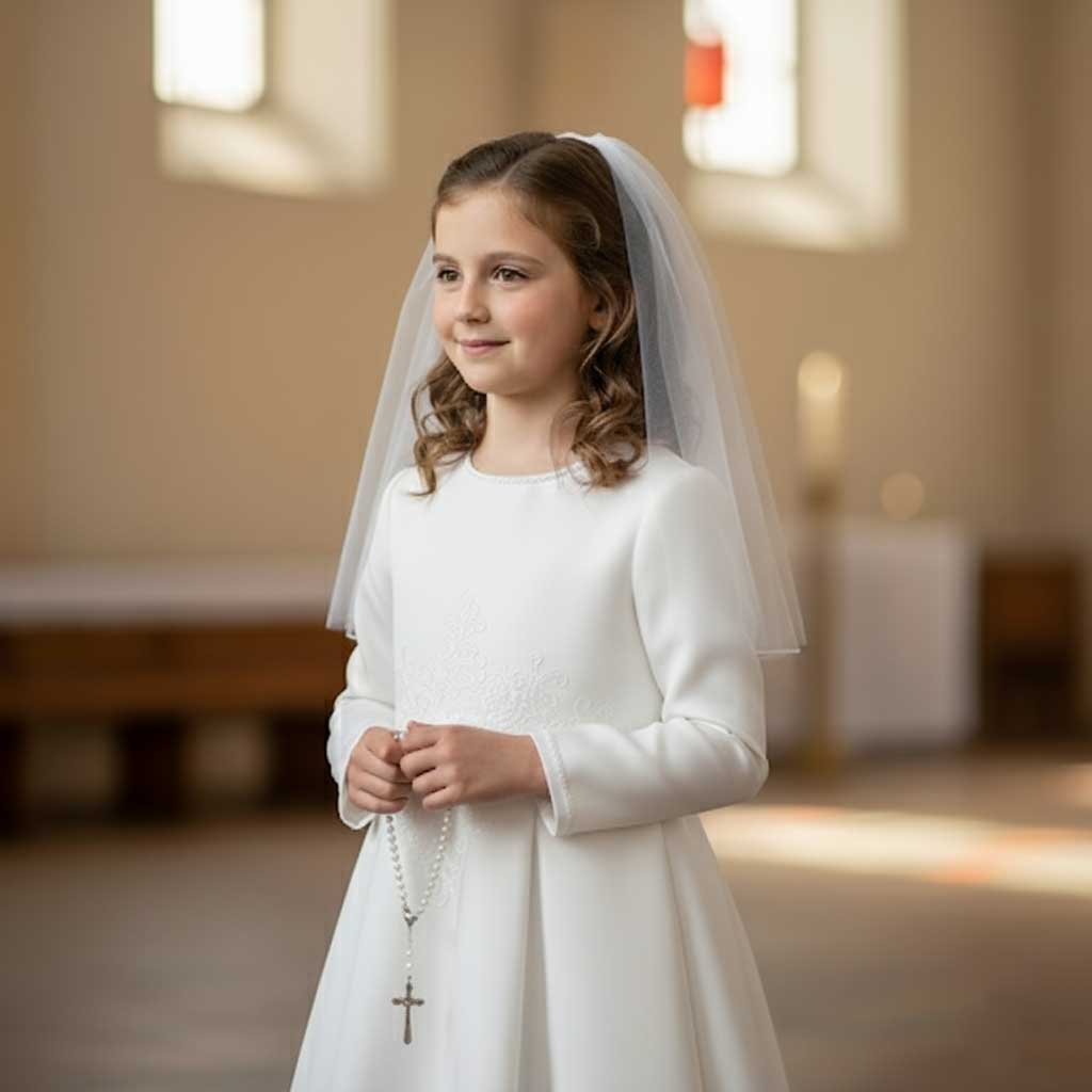 Girls First Holy Communion Veil