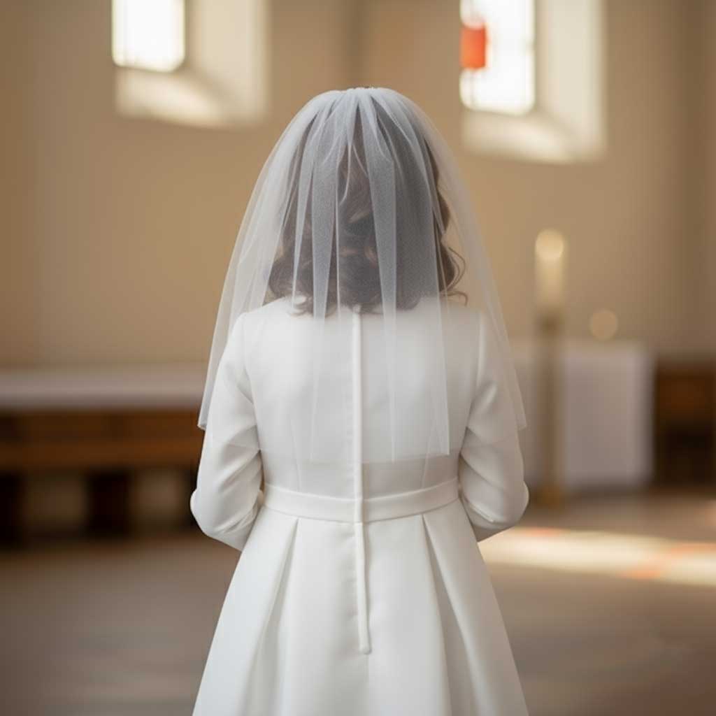 Girls First Holy Communion Veil