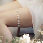 Ivory Pearl Floral Garter GT2020