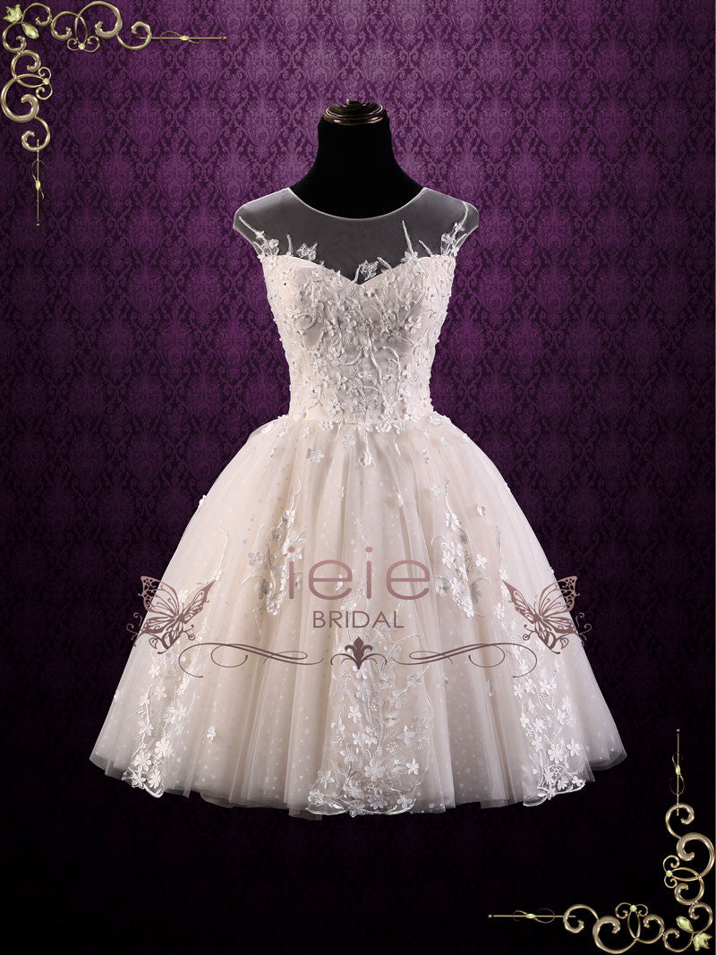 white christmas dresses Backless Modest Vintage Lace Ball Gown Wedding Dresses with Sleeves AWD1310