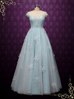 Ready to Wear Ice Blue Frozen Wedding Dress SNOW