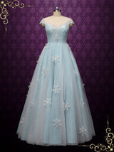 Ready to Wear Ice Blue Frozen Wedding Dress SNOW