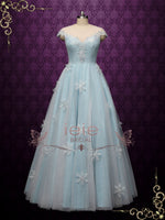 Ready to Wear Ice Blue Frozen Wedding Dress SNOW