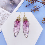Purple Vintage Style Butterfly Earing JE2001