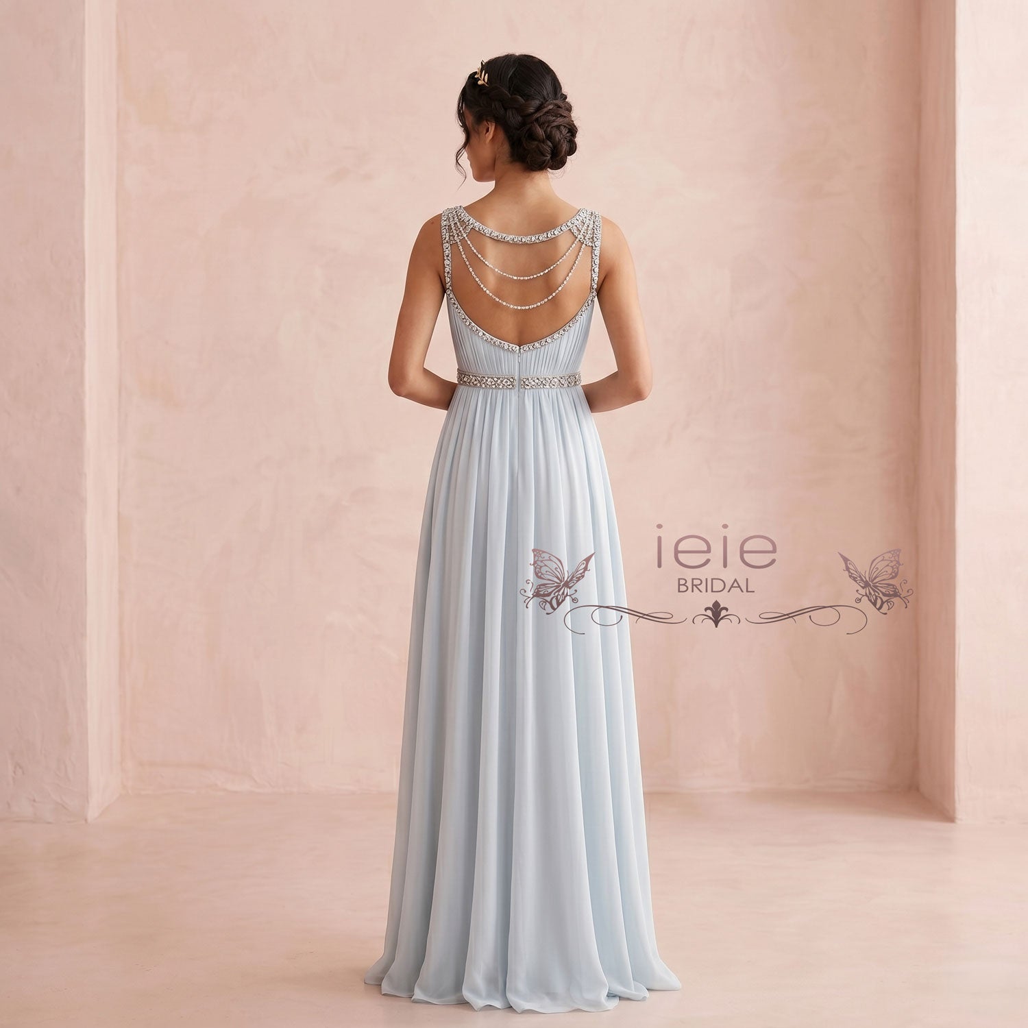 Grecian Goddess Wedding Dress JH1802