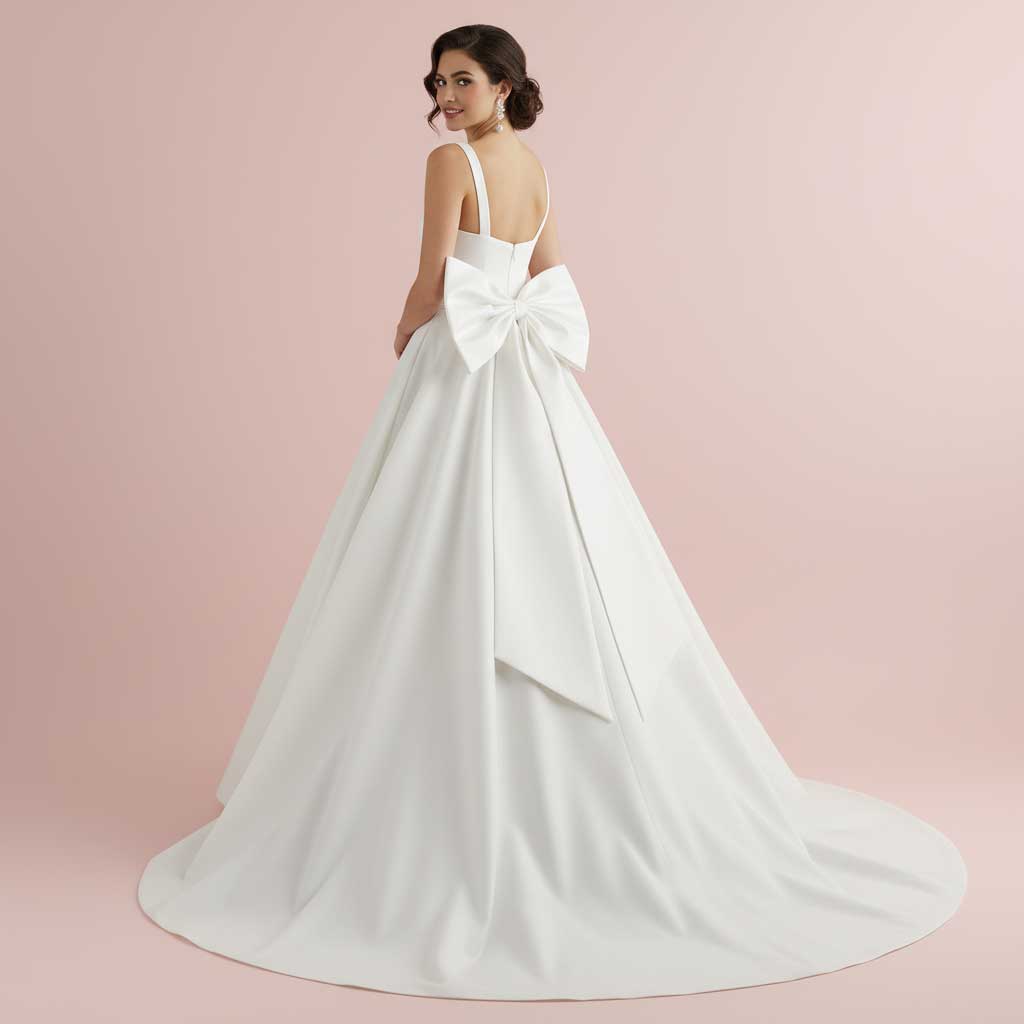Satin Bow for Wedding and Formal Dress BT2009
