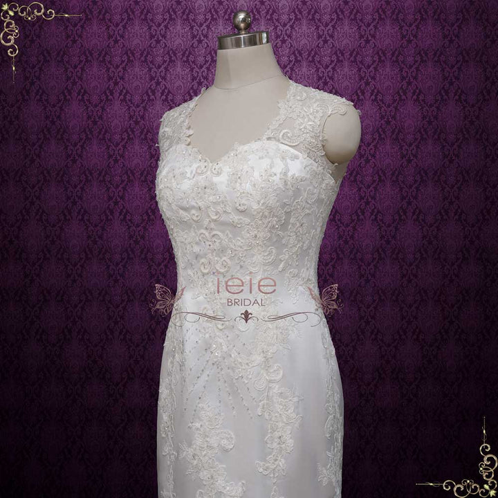 Satin Lace Mermaid Satin Wedding Dress | CERISE
