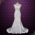 Satin Lace Mermaid Satin Wedding Dress | CERISE