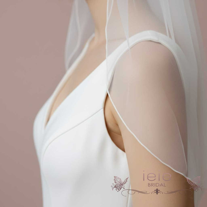 Long Pencil Edge Wedding Veil VG2030