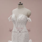 Lace Mermaid Wedding Dress with Ruffle Skirt | OKSANA