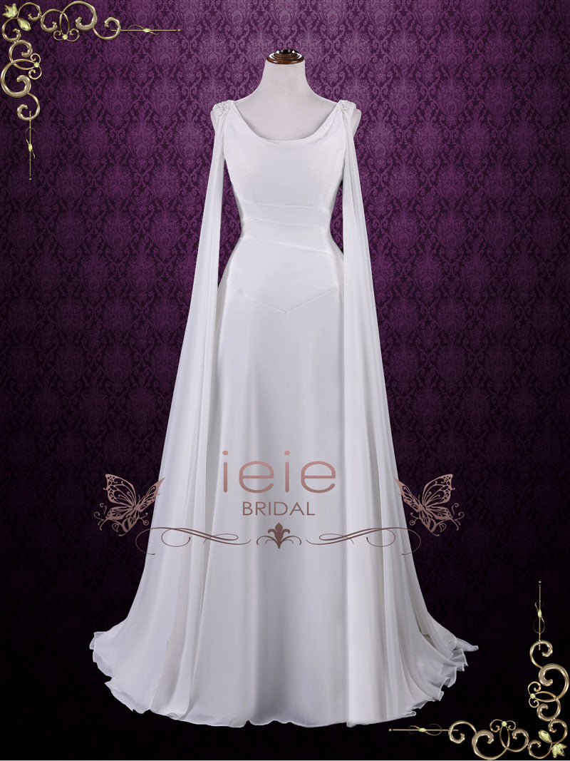 Ready to Wear Medieval Style Chiffon Wedding Dress ATHEENA