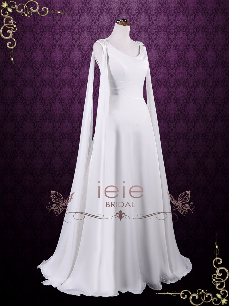 Ready to Wear Medieval Style Chiffon Wedding Dress ATHEENA