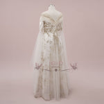 Unique Gold Celestial Medieval Wedding Dress ANNORA