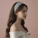 Pearl Accented Bridal Hair Band AC1021