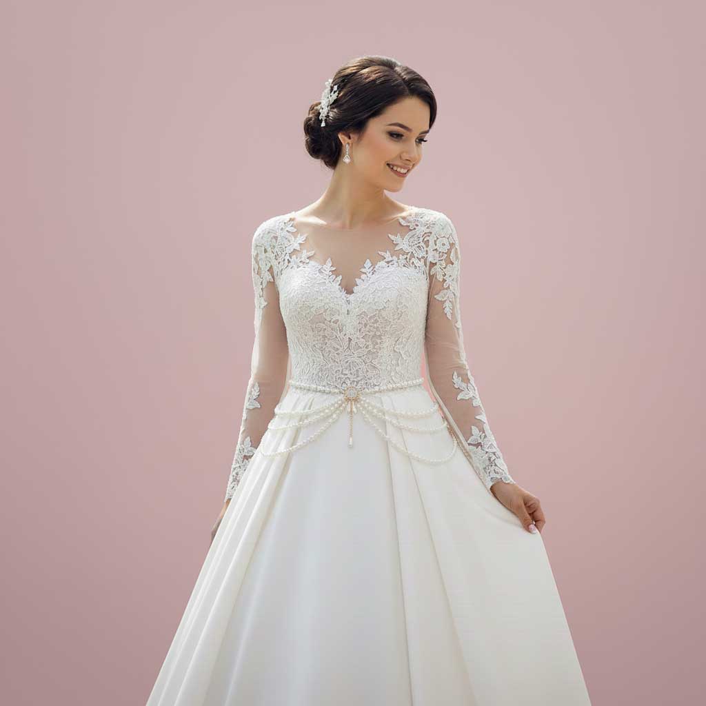 Bridal Pearl Waist Chain