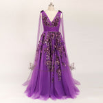 Ready to Wear Purple Grecian Lace Wedding Dress ARETHA