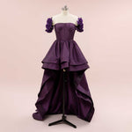 Purple High Low Formal Evening Dress | ANDRIY