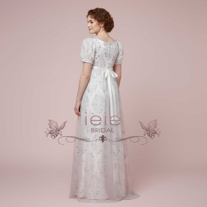 Ready To Wear Regency Bridgerton Style Lilac Purple Lace Ball Gown | BALFOUR