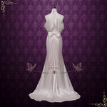 Silky Satin Retro Hollywood Style Wedding Dress | BRIAR