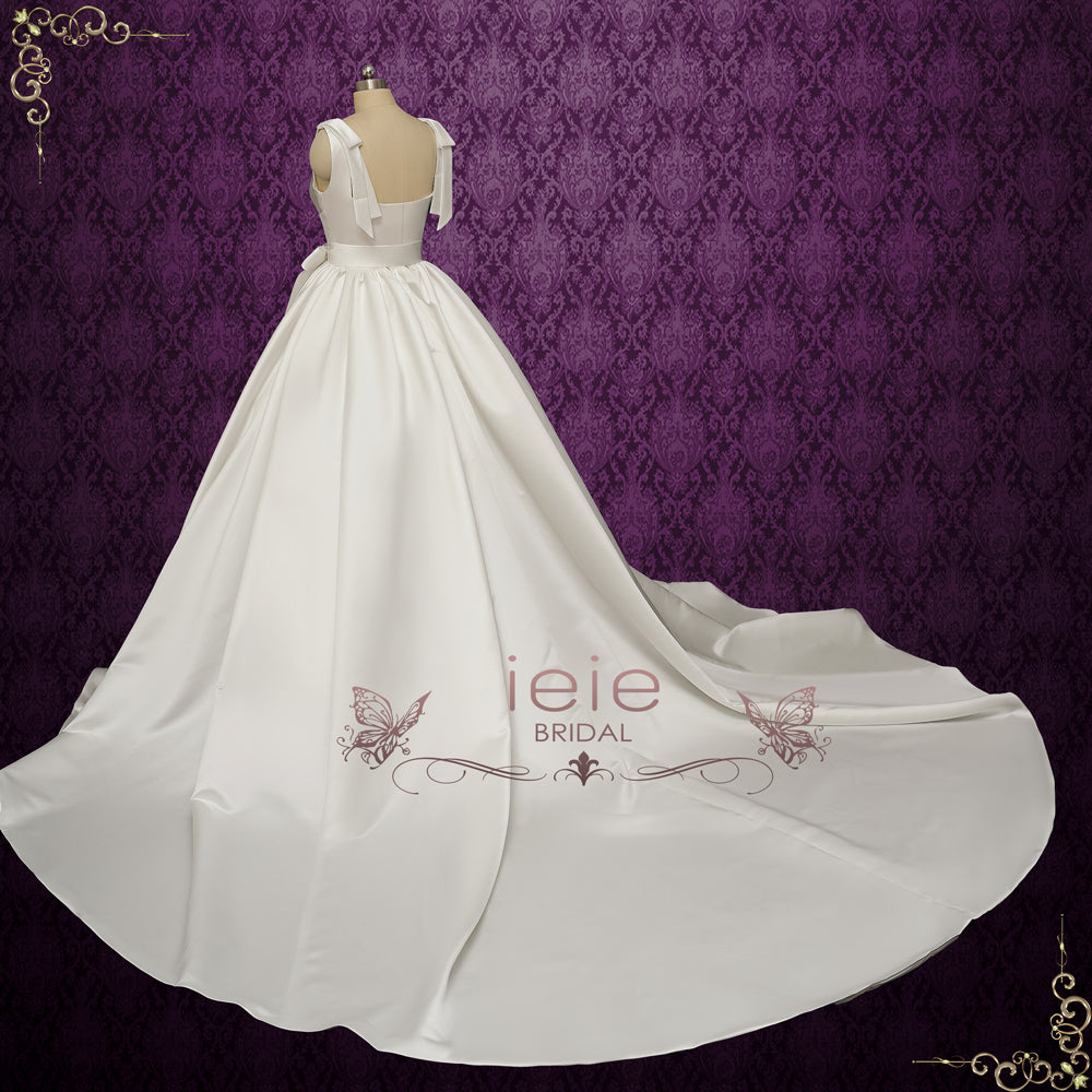 Satin Ball Gown Wedding Dress | ANDERSON