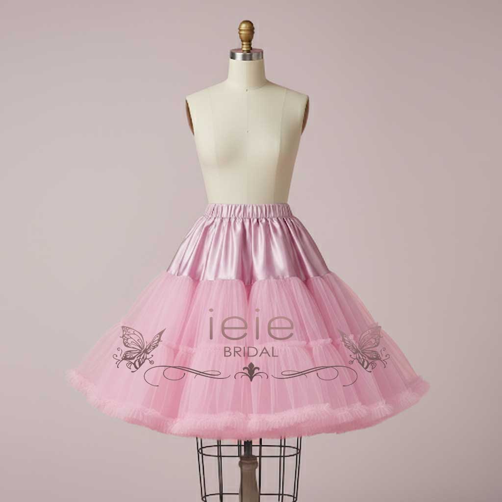 Pink Ruffle Soft Tulle Skirt